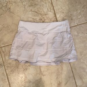 White lululemon skirt- great condition!